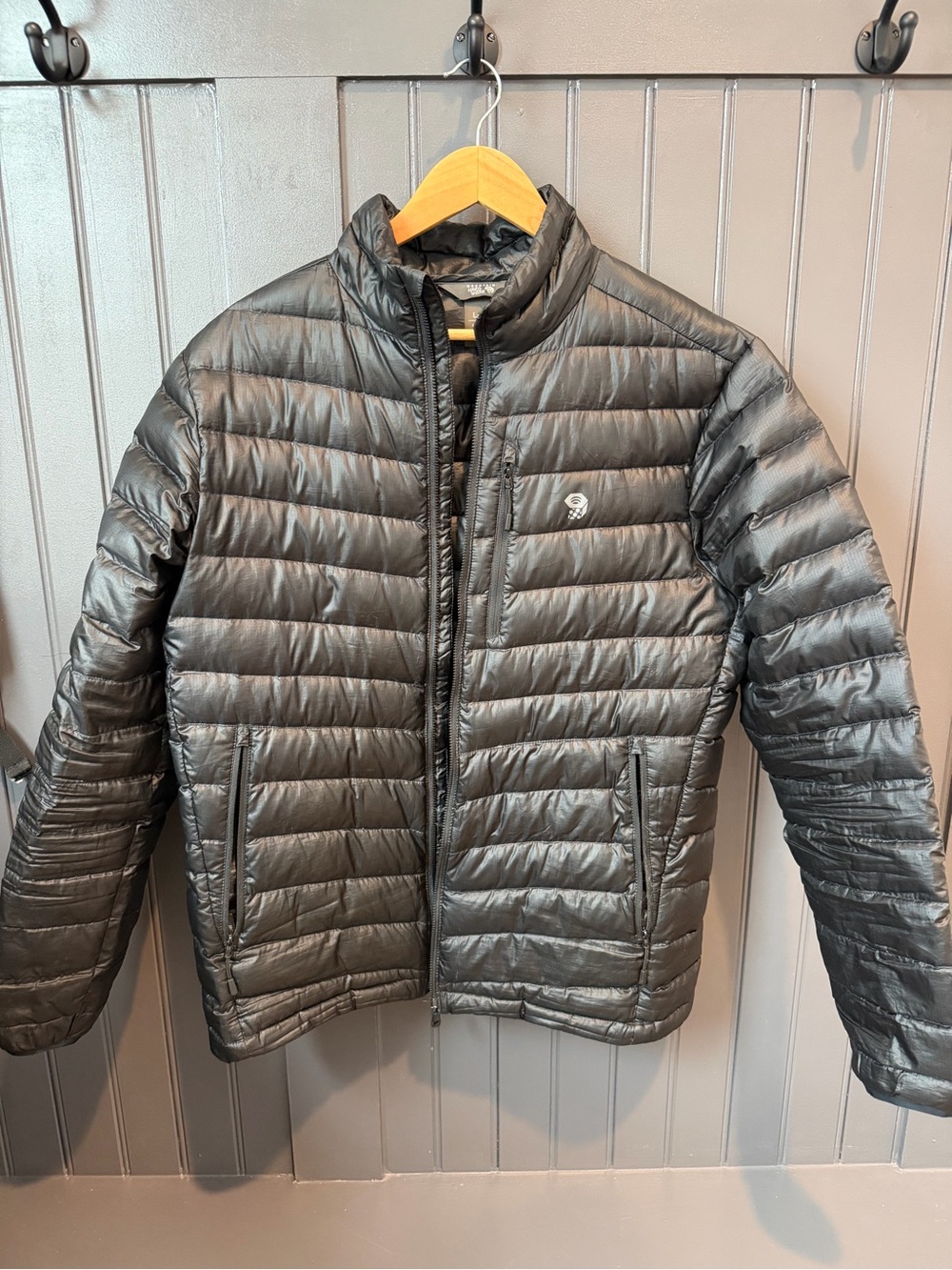 Mountain Hardwear Men's Black Quilted Lightweight Puffer Jacket
